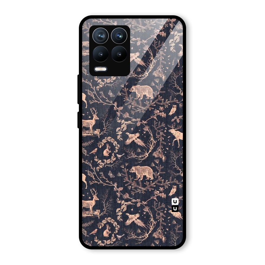 Beautiful Animal Design Glass Back Case for Realme 8 Pro
