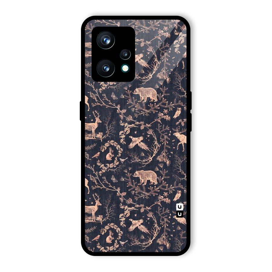 Beautiful Animal Design Glass Back Case for Realme 9 Pro Plus 5G
