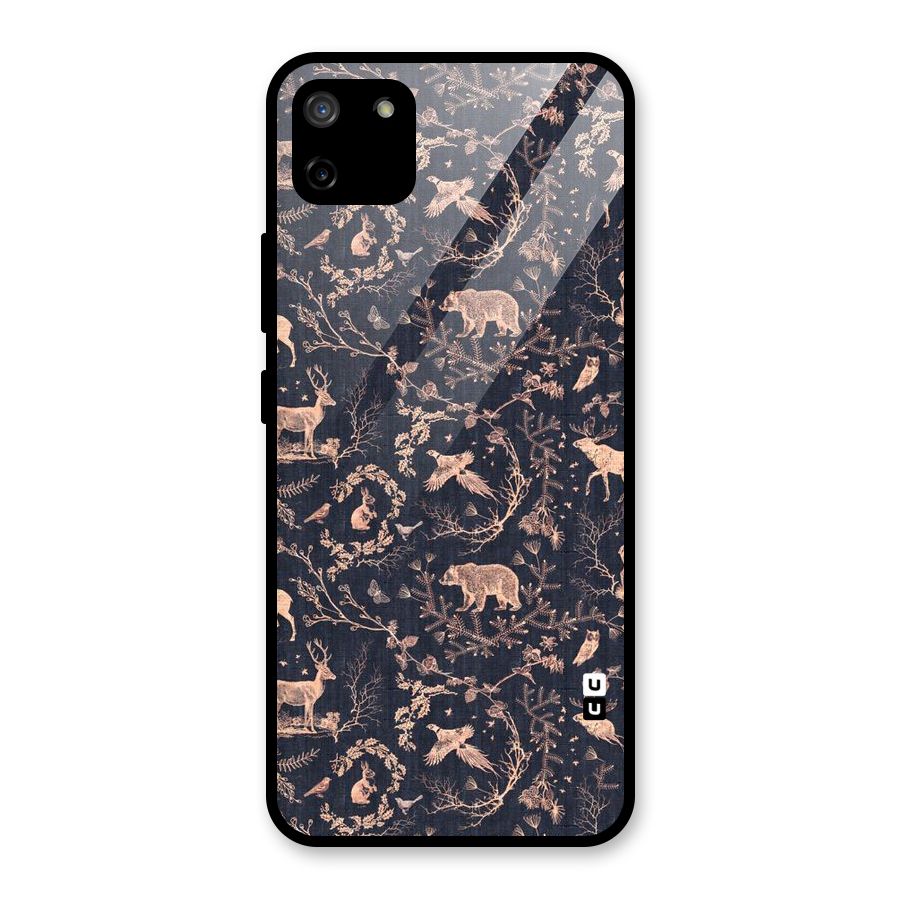 Beautiful Animal Design Glass Back Case for Realme C11