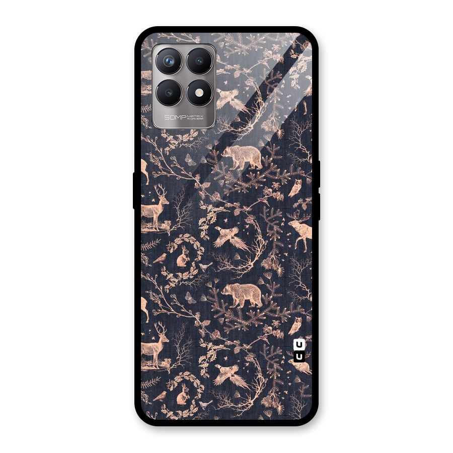 Beautiful Animal Design Glass Back Case for Realme Narzo 50