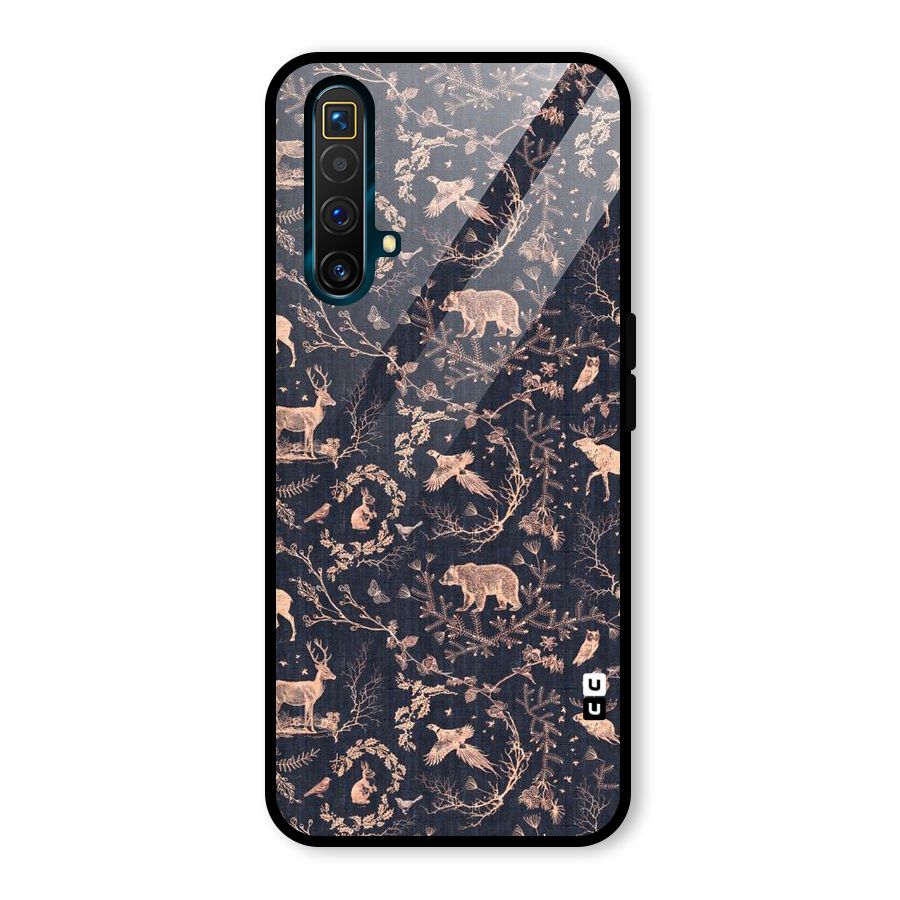 Beautiful Animal Design Glass Back Case for Realme X3