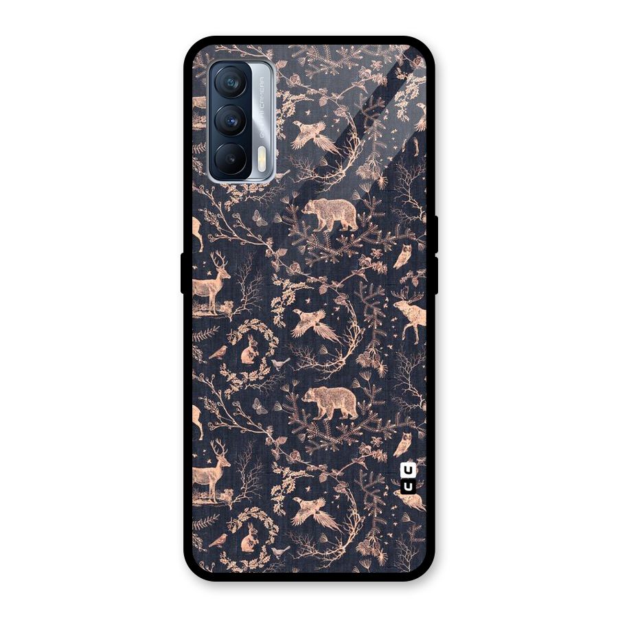 Beautiful Animal Design Glass Back Case for Realme X7