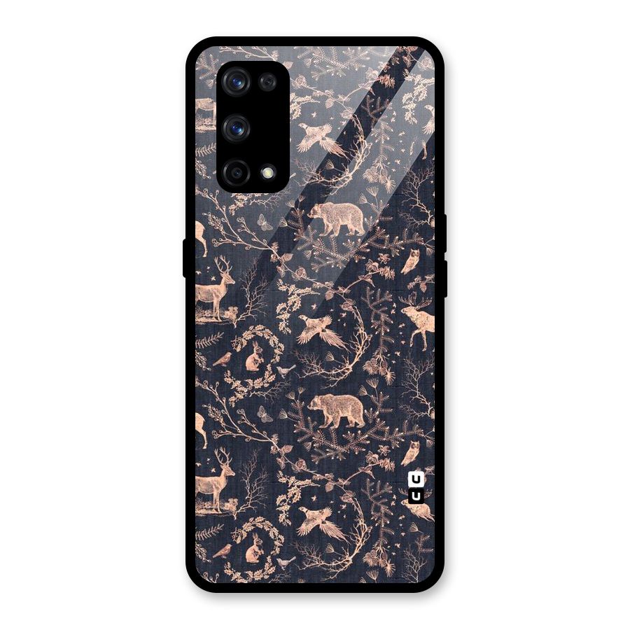 Beautiful Animal Design Glass Back Case for Realme X7 Pro