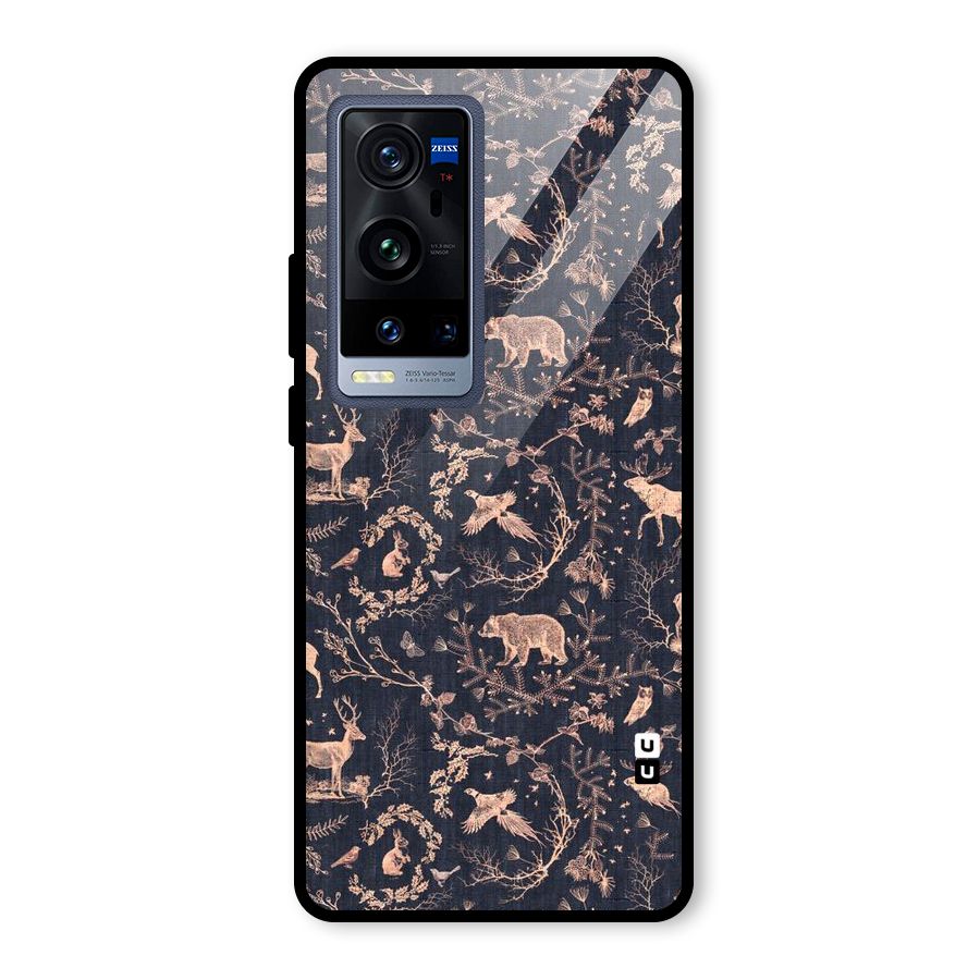 Beautiful Animal Design Glass Back Case for Vivo X60 Pro Plus