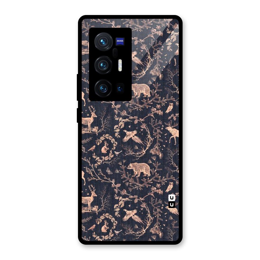Beautiful Animal Design Glass Back Case for Vivo X70 Pro Plus