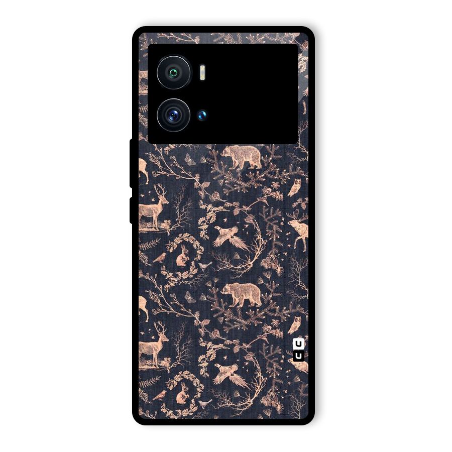 Beautiful Animal Design Glass Back Case for Vivo iQOO 9 Pro