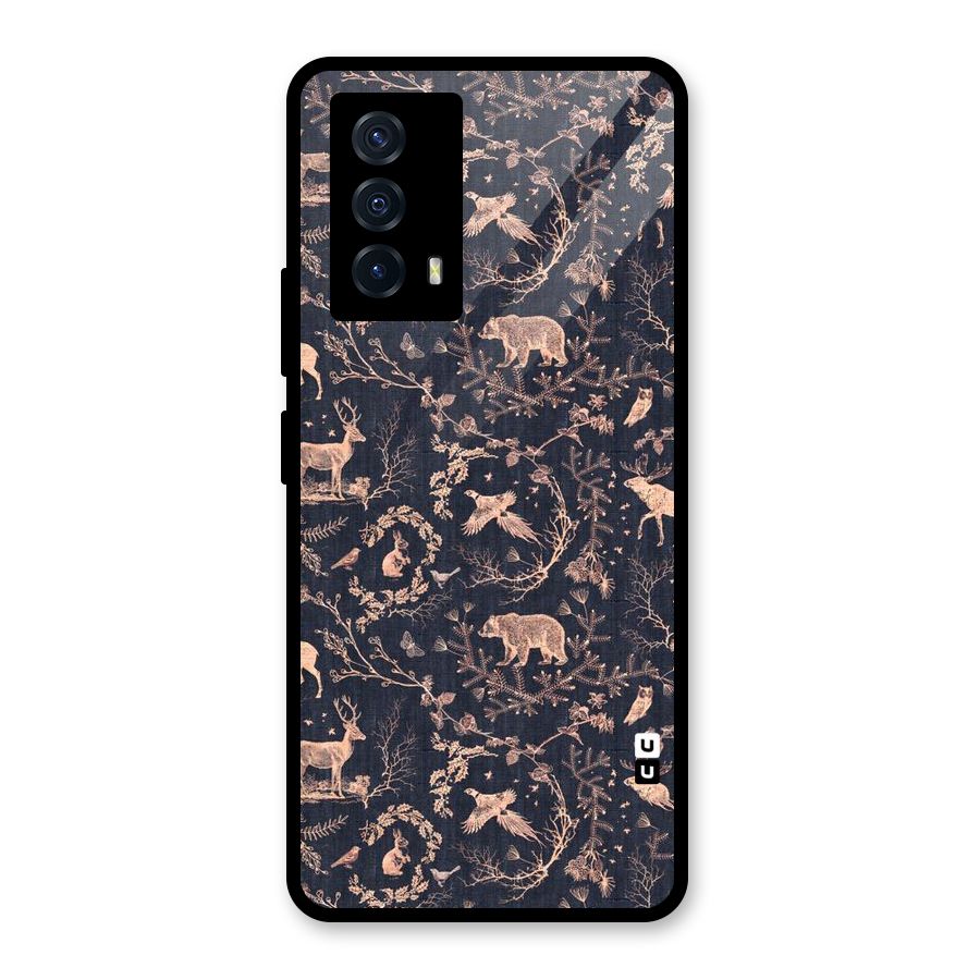Beautiful Animal Design Glass Back Case for Vivo iQOO Z5