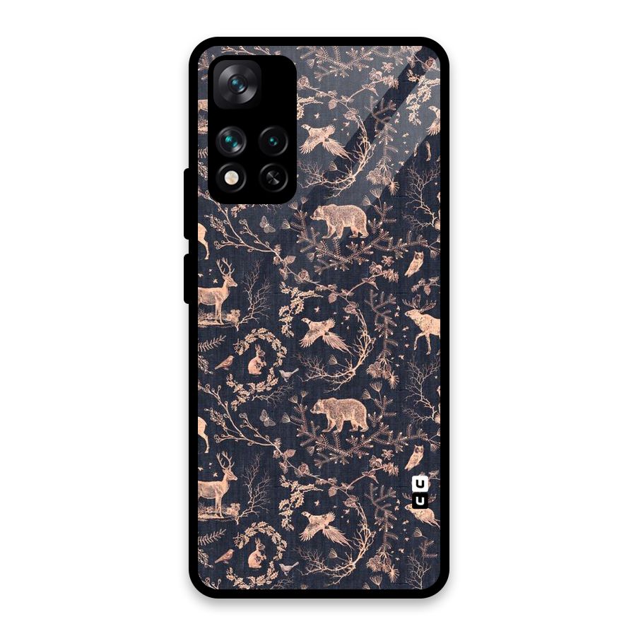 Beautiful Animal Design Glass Back Case for Xiaomi 11i HyperCharge 5G