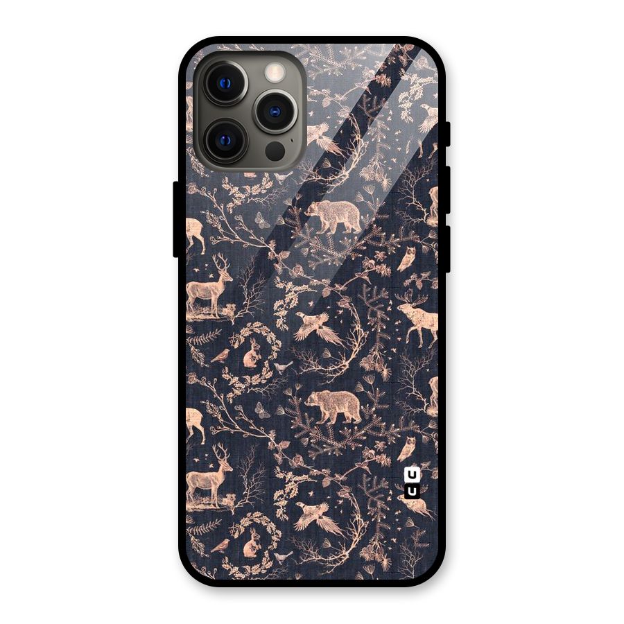 Beautiful Animal Design Glass Back Case for iPhone 12 Pro Max