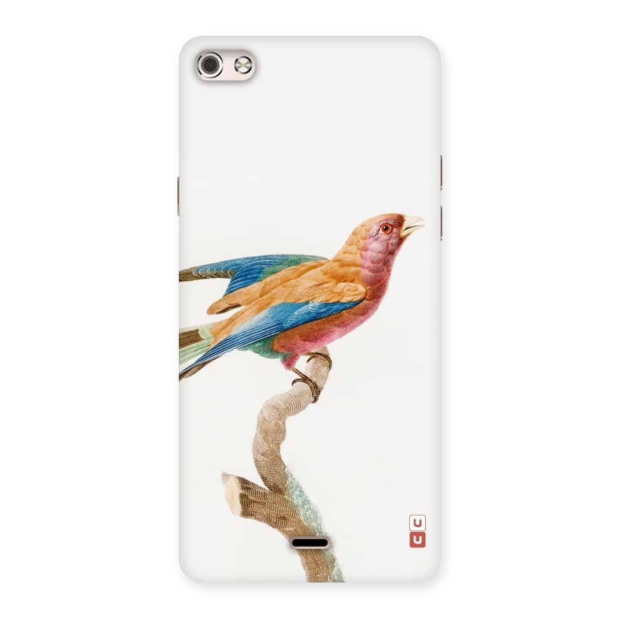 Beautiful Bird Back Case for Micromax Canvas Silver 5