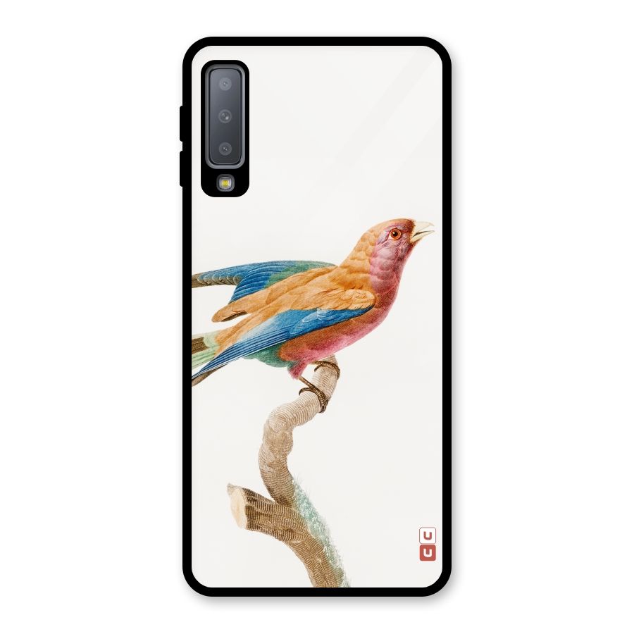 Beautiful Bird Glass Back Case for Galaxy A7 (2018)