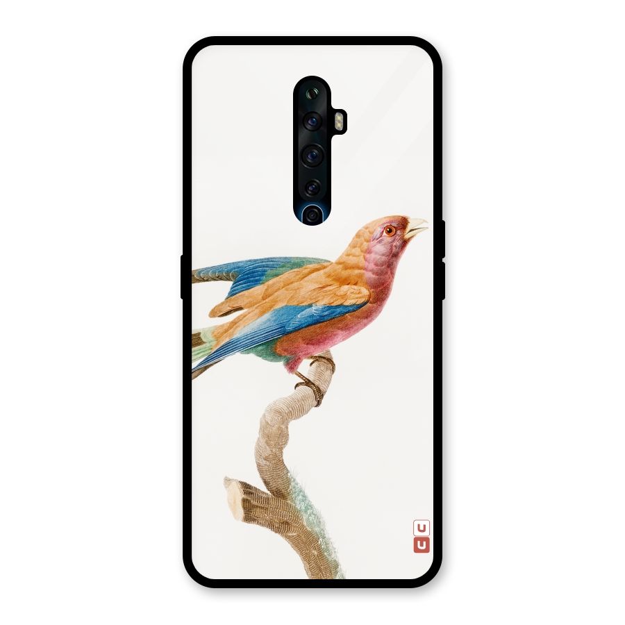 Beautiful Bird Glass Back Case for Oppo Reno2 F