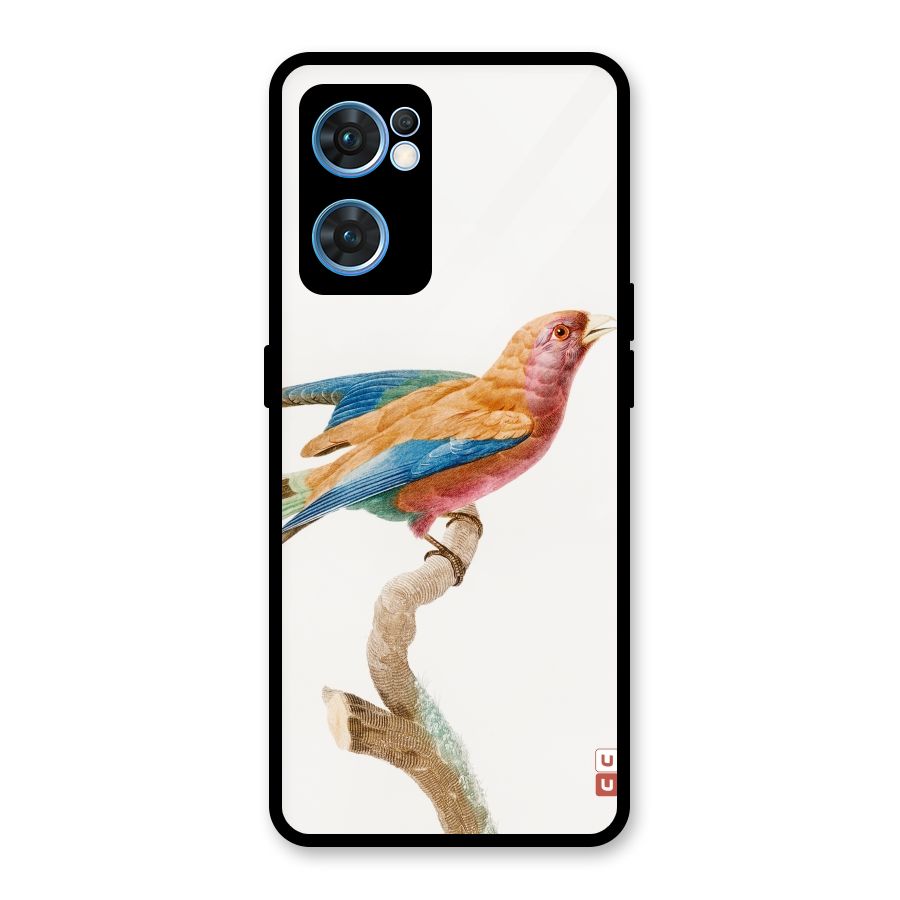 Beautiful Bird Glass Back Case for Oppo Reno7 5G