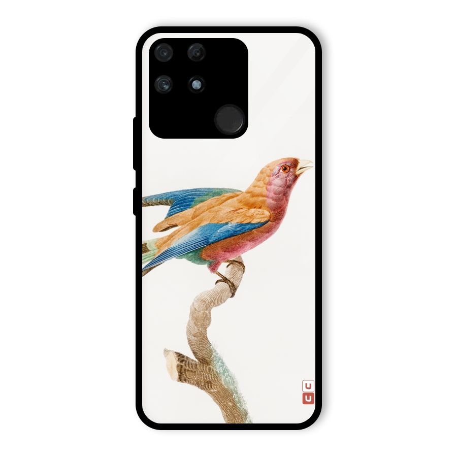 Beautiful Bird Glass Back Case for Realme Narzo 50A