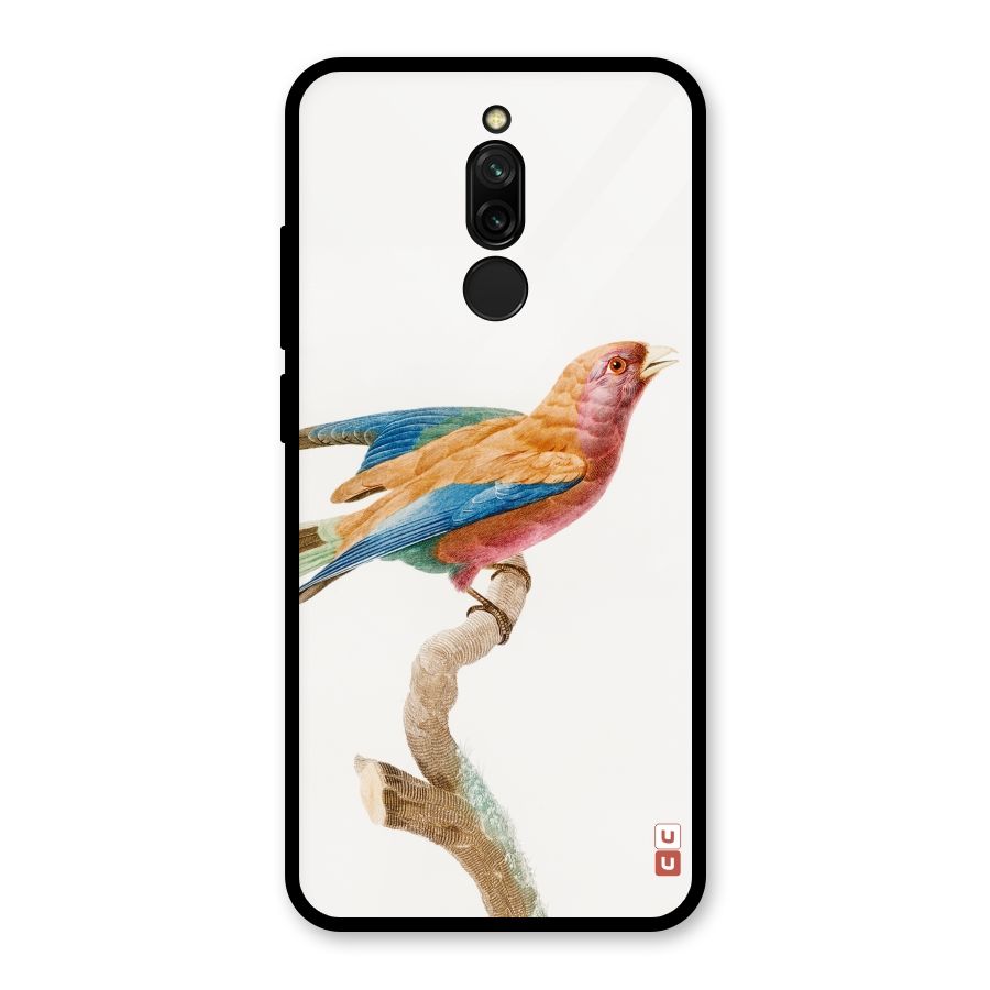 Beautiful Bird Glass Back Case for Redmi 8