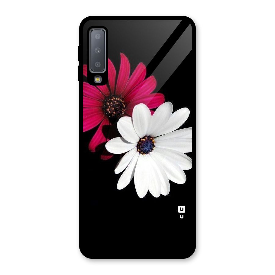 Beautiful Blooming Glass Back Case for Galaxy A7 (2018)