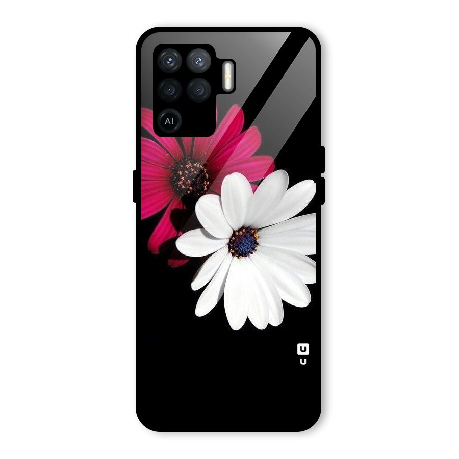 Beautiful Blooming Glass Back Case for Oppo F19 Pro