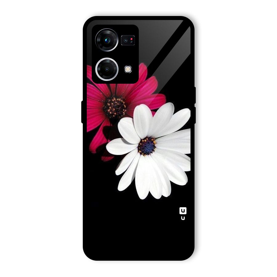Beautiful Blooming Glass Back Case for Oppo F21 Pro 4G