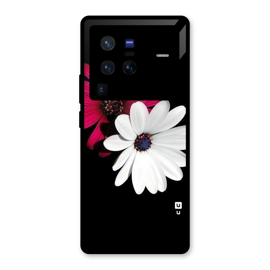 Beautiful Blooming Glass Back Case for Vivo X80 Pro