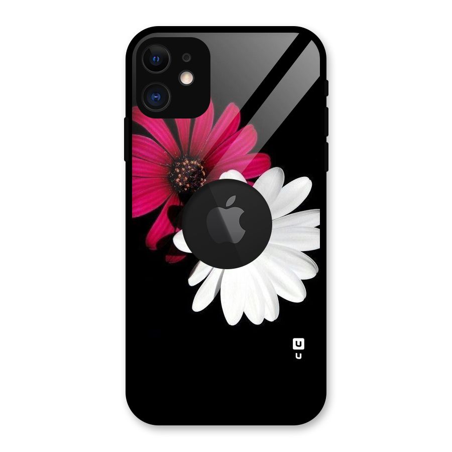 Beautiful Blooming Glass Back Case for iPhone 11 Logo Cut