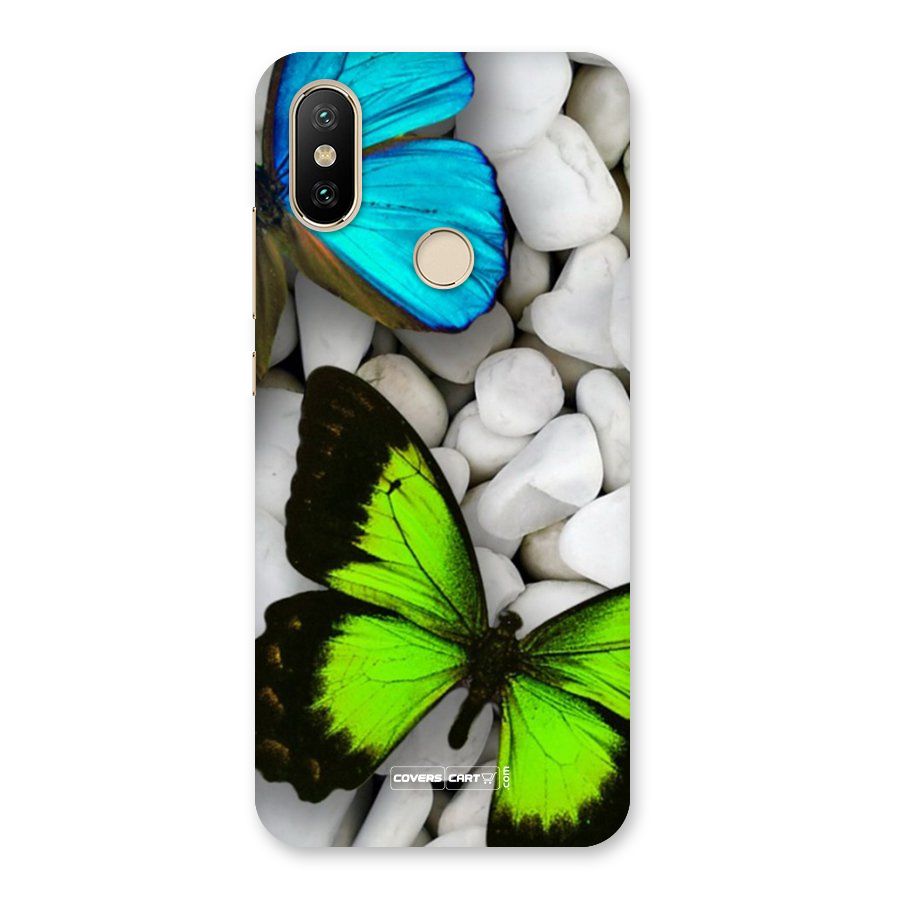Beautiful Butterflies Back Case for Mi A2