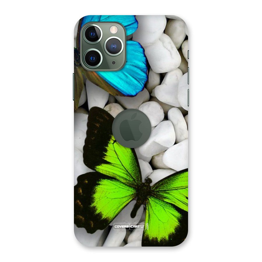 Beautiful Butterflies Back Case for iPhone 11 Pro Logo  Cut