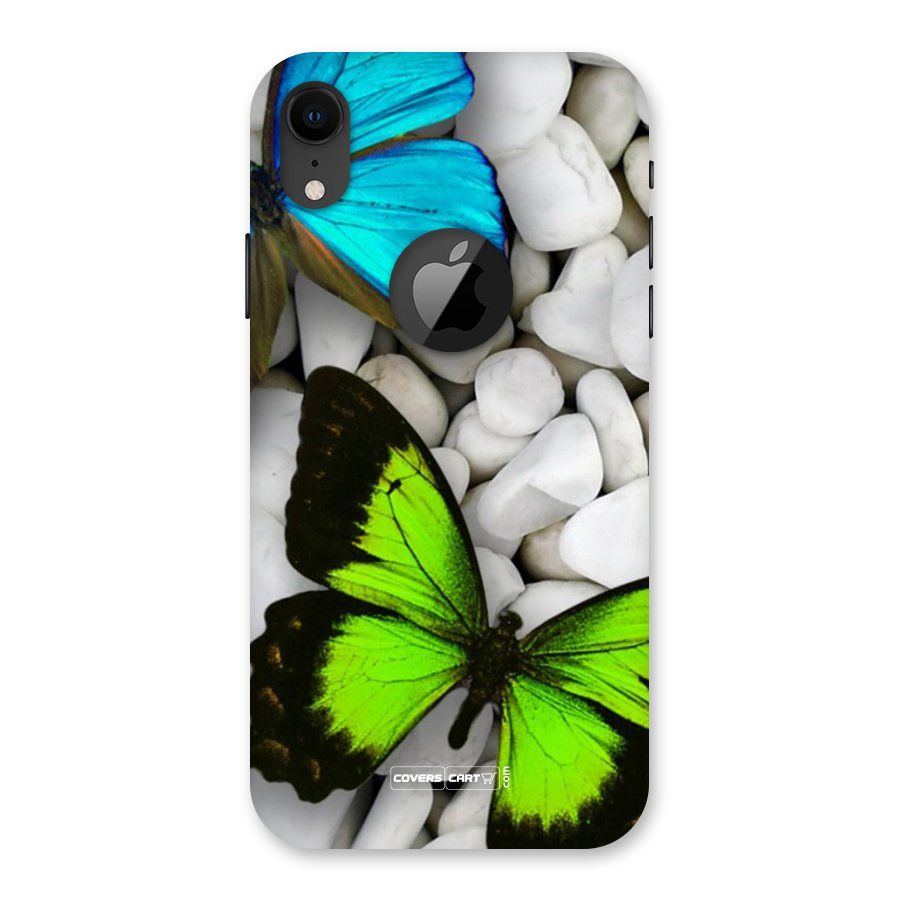 Beautiful Butterflies Back Case for iPhone XR Logo Cut