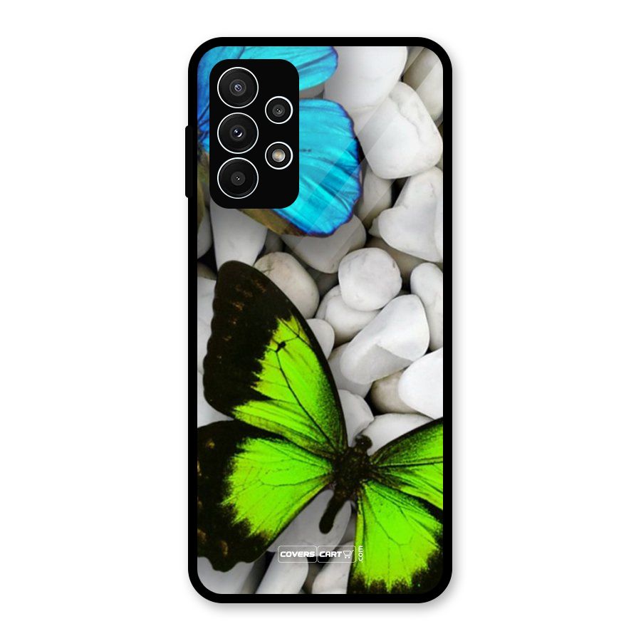 Beautiful Butterflies Glass Back Case for Galaxy A23