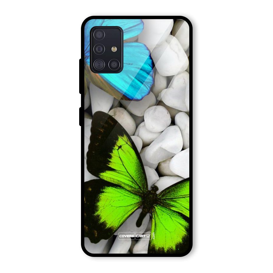 Beautiful Butterflies Glass Back Case for Galaxy A51