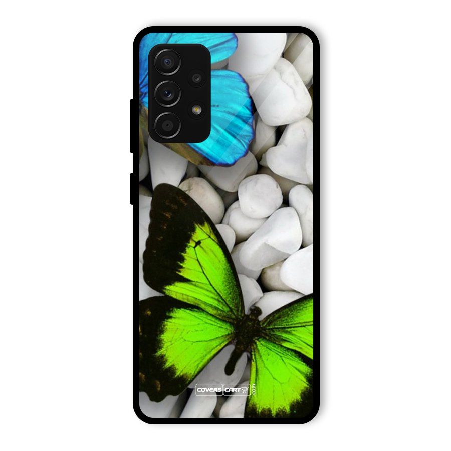 Beautiful Butterflies Glass Back Case for Galaxy A53 5G