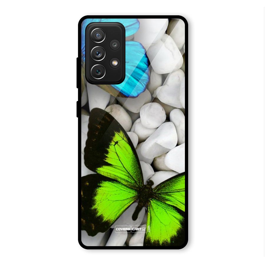 Beautiful Butterflies Glass Back Case for Galaxy A72