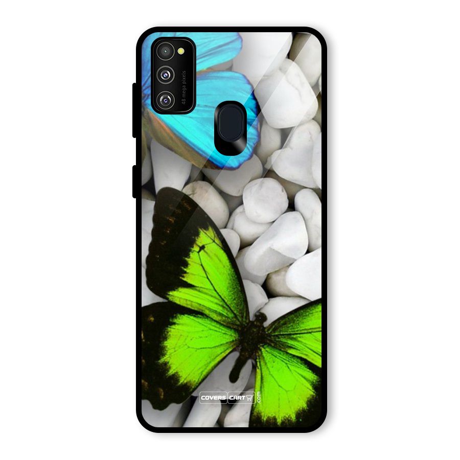 Beautiful Butterflies Glass Back Case for Galaxy M30s