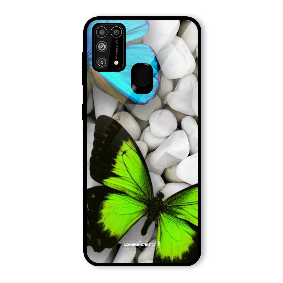 Beautiful Butterflies Glass Back Case for Galaxy M31
