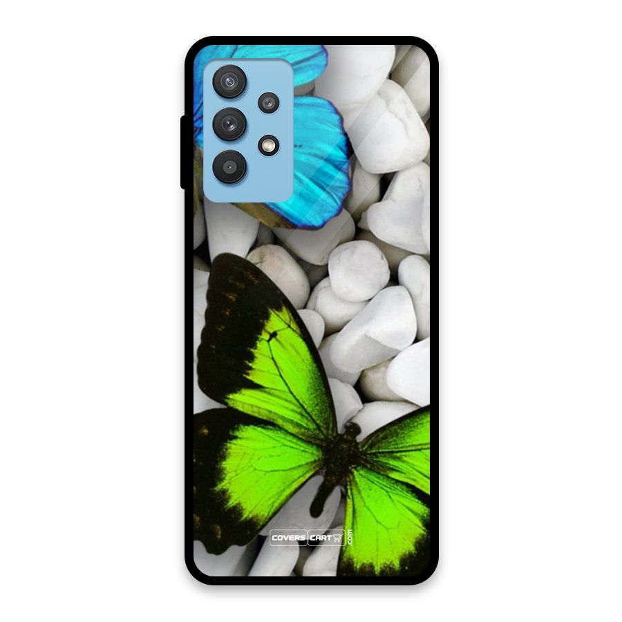 Beautiful Butterflies Glass Back Case for Galaxy M32 5G