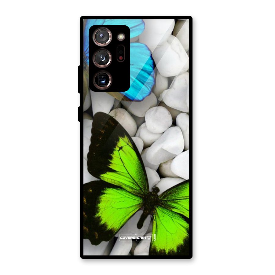 Beautiful Butterflies Glass Back Case for Galaxy Note 20 Ultra 5G