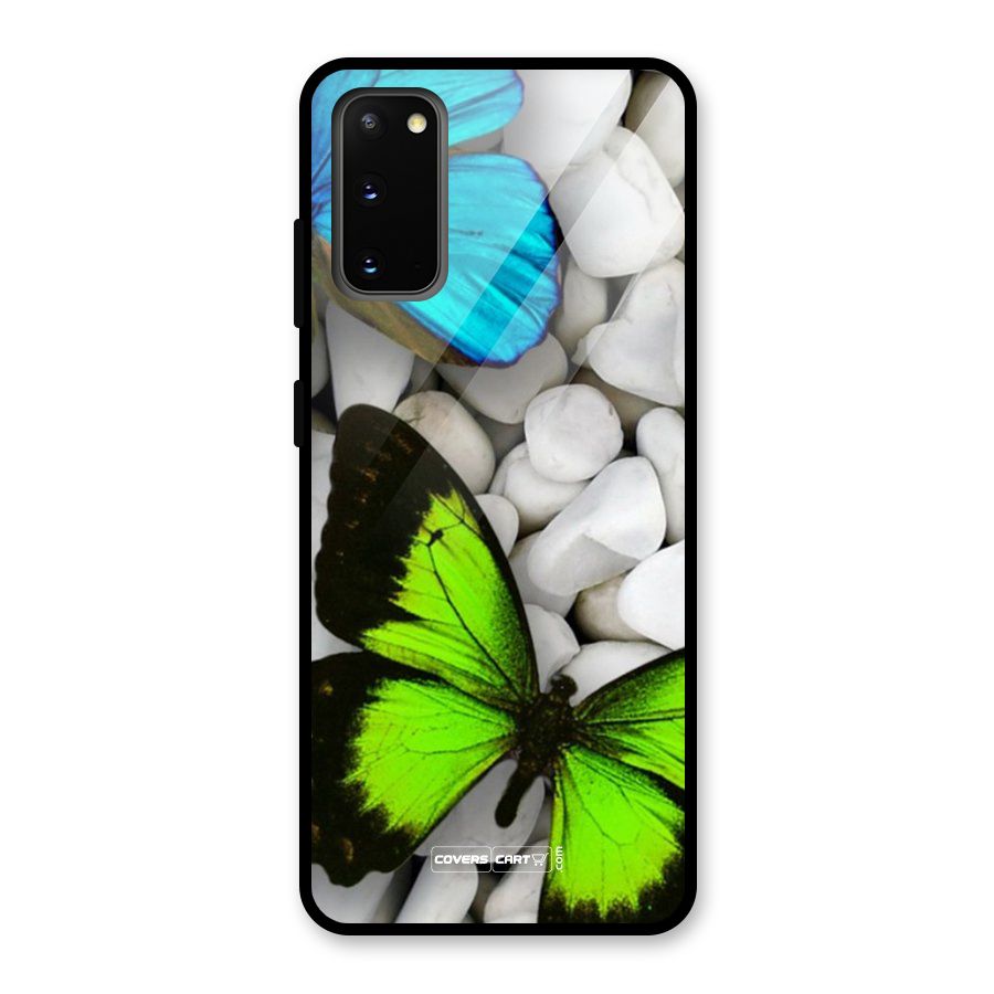 Beautiful Butterflies Glass Back Case for Galaxy S20