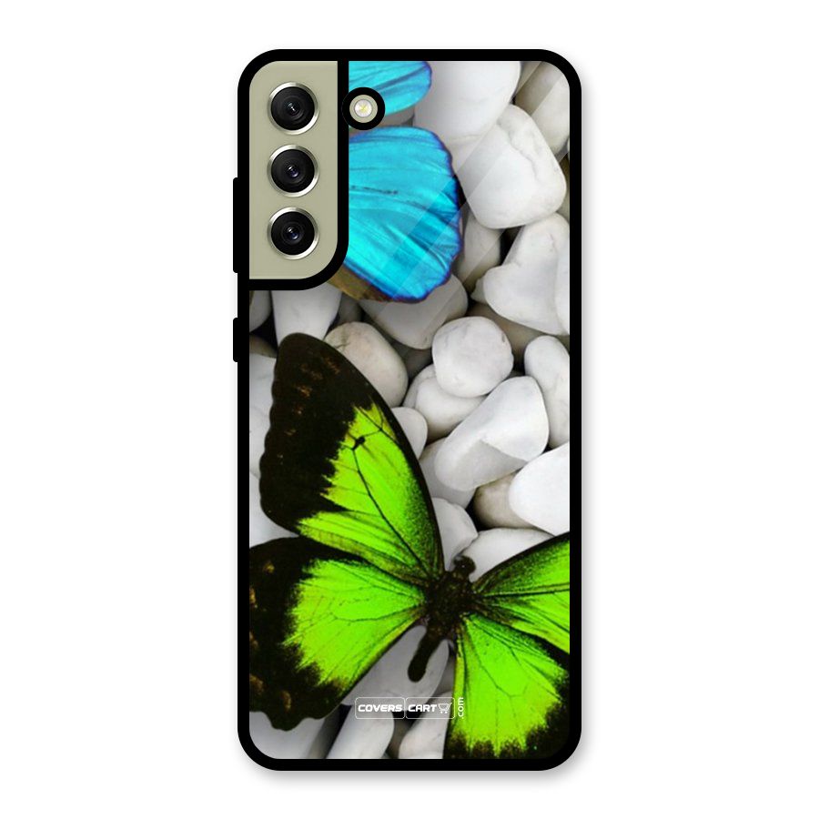 Beautiful Butterflies Glass Back Case for Galaxy S21 FE 5G