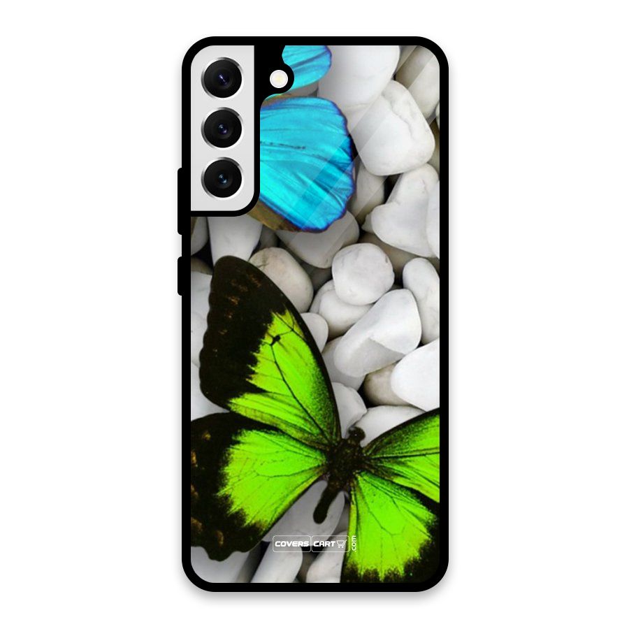 Beautiful Butterflies Glass Back Case for Galaxy S22 Plus 5G