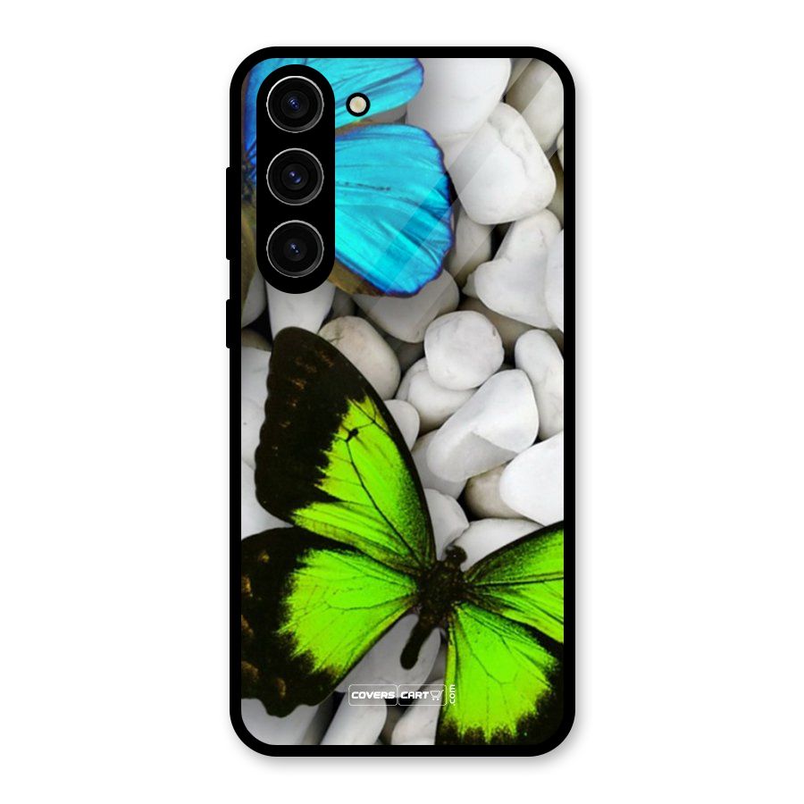 Beautiful Butterflies Glass Back Case for Galaxy S23 Plus