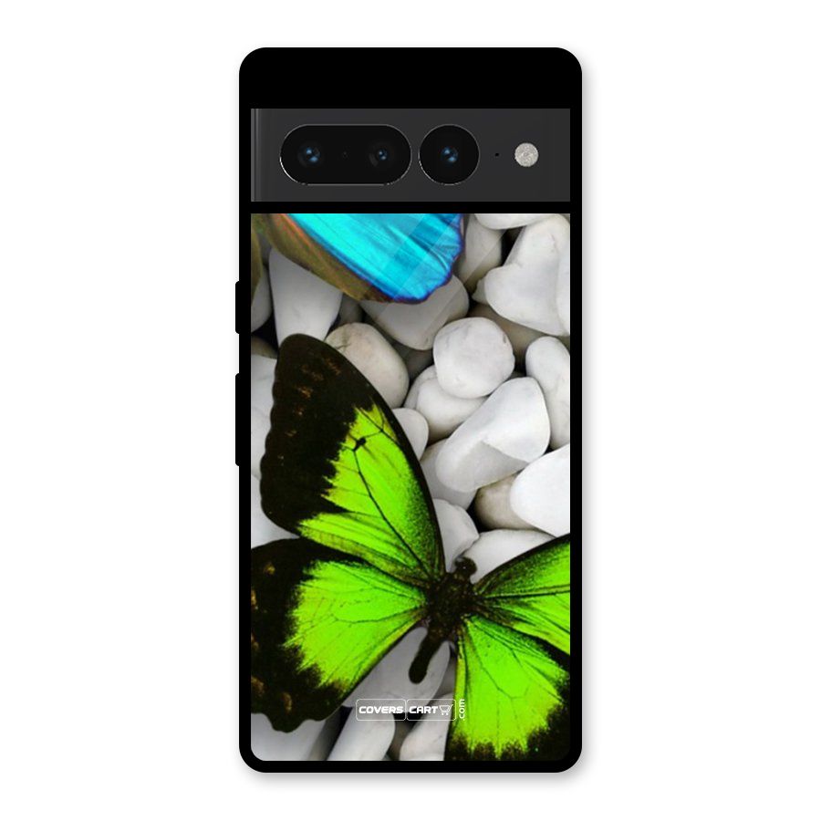 Beautiful Butterflies Glass Back Case for Google Pixel 7 Pro
