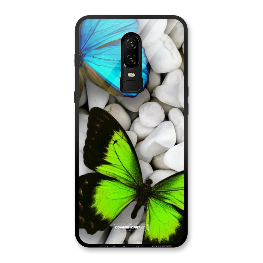 Beautiful Butterflies Glass Back Case for OnePlus 6