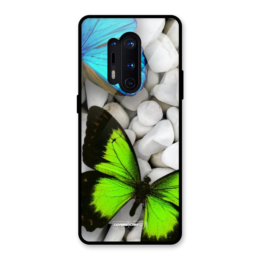 Beautiful Butterflies Glass Back Case for OnePlus 8 Pro