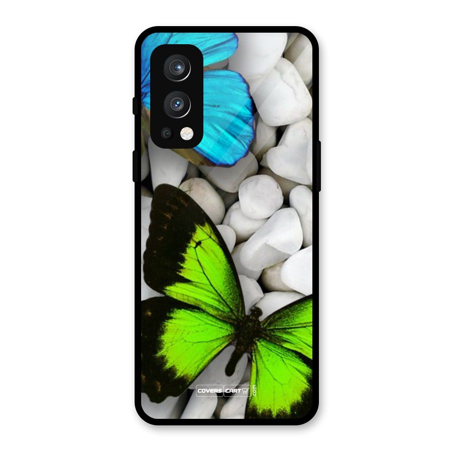 Beautiful Butterflies Glass Back Case for OnePlus Nord 2 5G