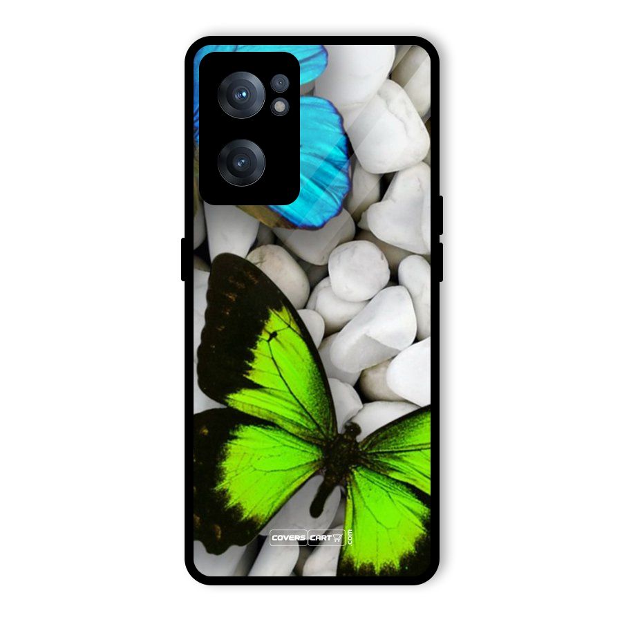 Beautiful Butterflies Glass Back Case for OnePlus Nord CE 2 5G