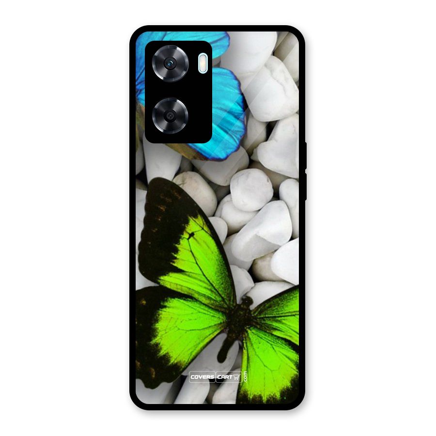 Beautiful Butterflies Glass Back Case for Oppo A77