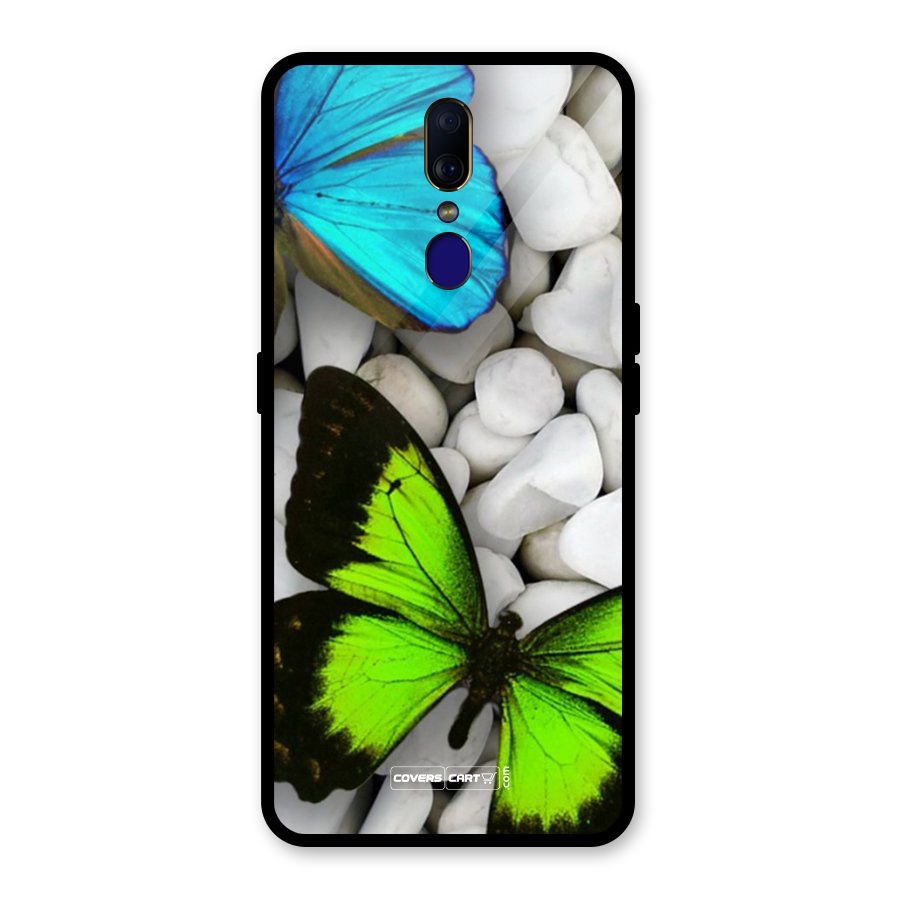 Beautiful Butterflies Glass Back Case for Oppo F11