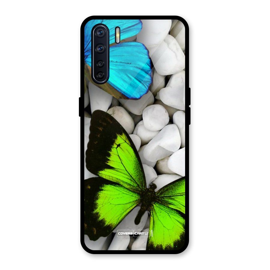 Beautiful Butterflies Glass Back Case for Oppo F15