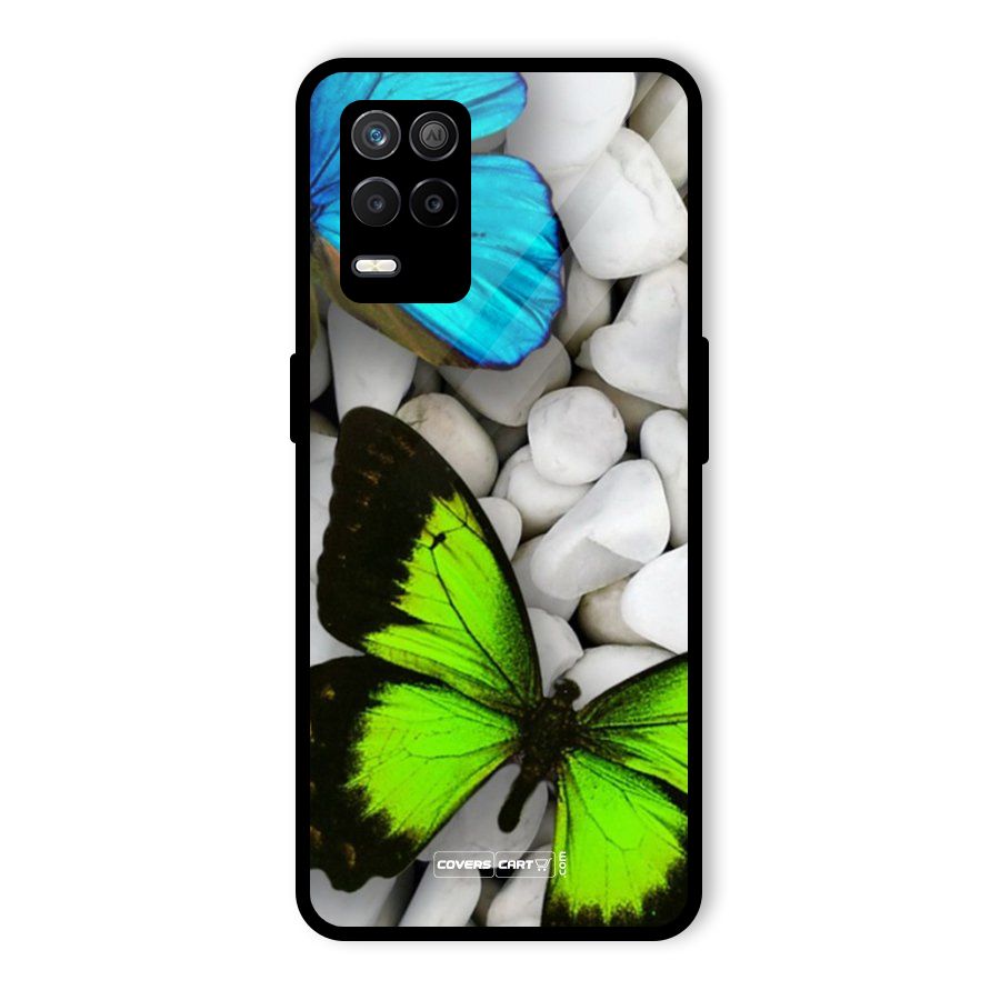 Beautiful Butterflies Glass Back Case for Realme 8 5G