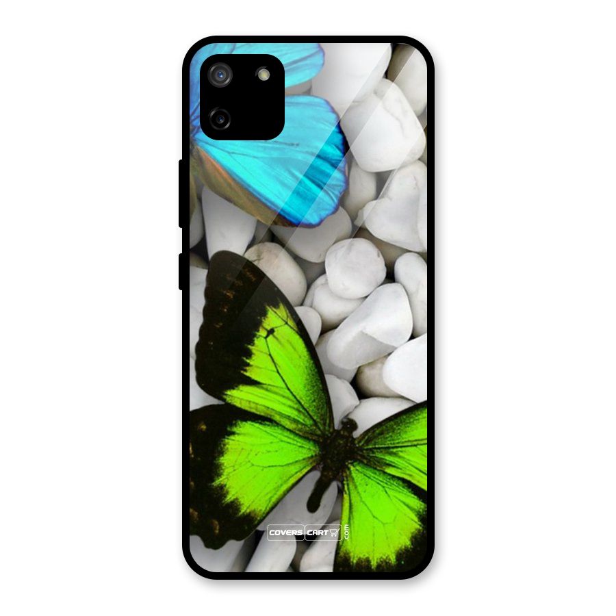 Beautiful Butterflies Glass Back Case for Realme C11