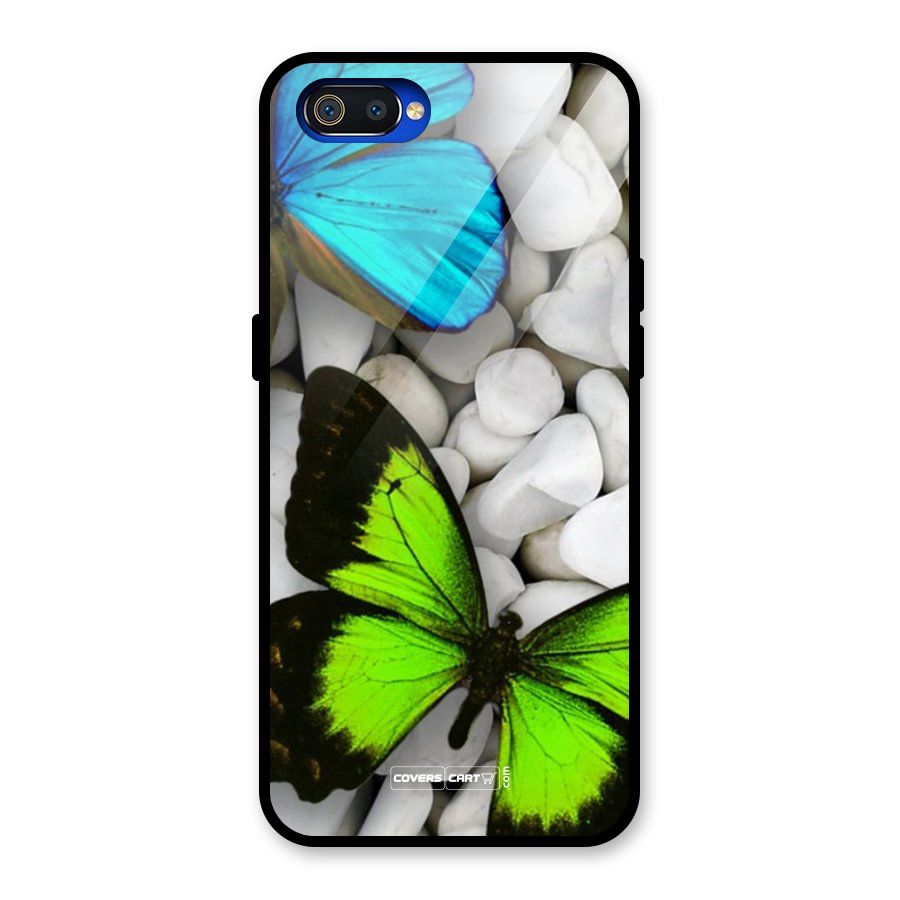 Beautiful Butterflies Glass Back Case for Realme C2